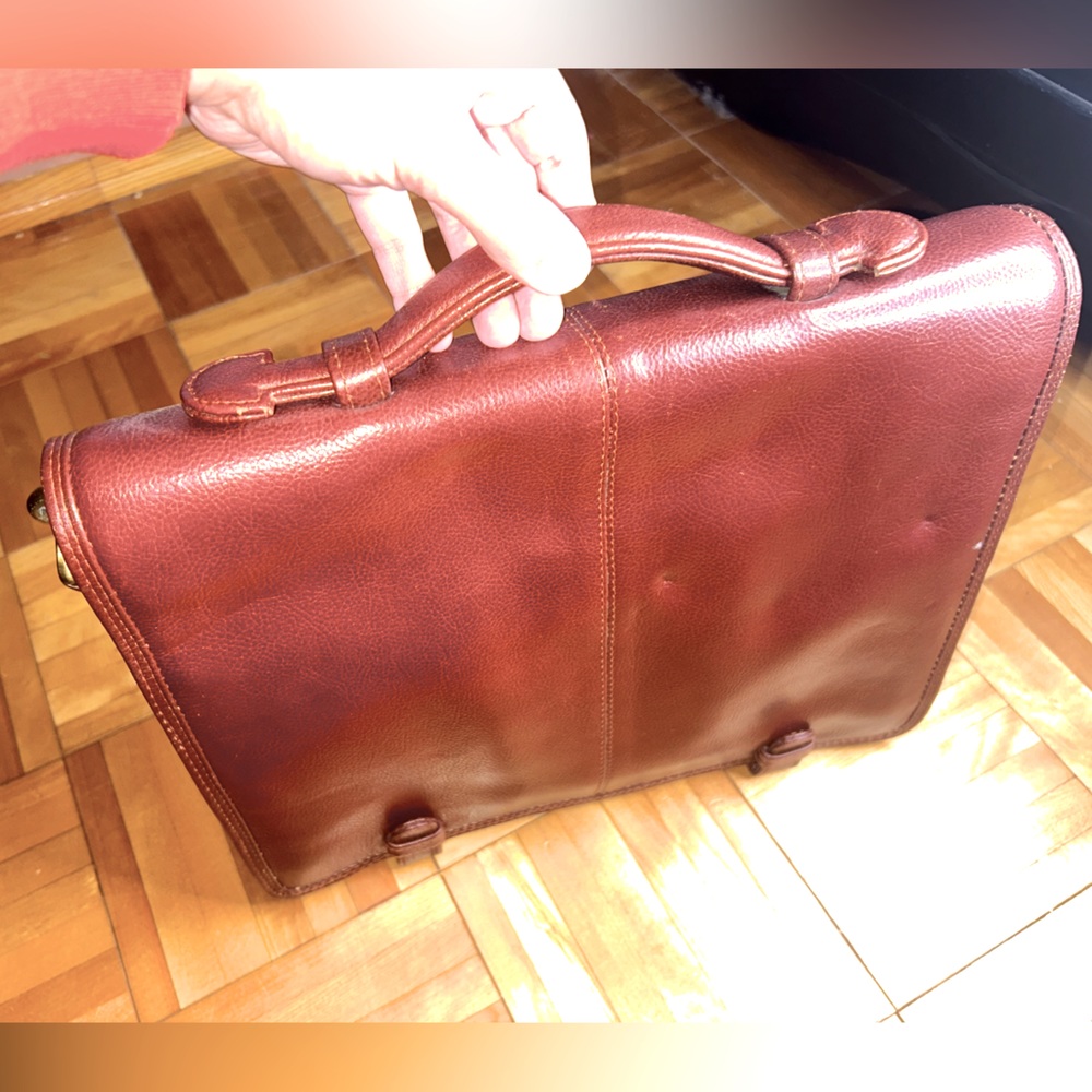 Hide craft | vintage brown leather messenger bag with adjustable strap